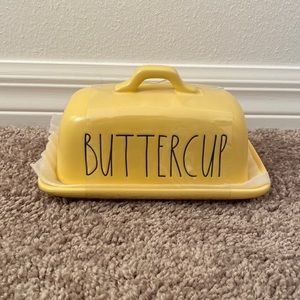 Rae Dunn Buttercup Dish Yellow